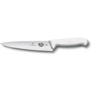 Нож кухонный Victorinox Fibrox Carving разделочный 19 см белый (Vx52007.19)
