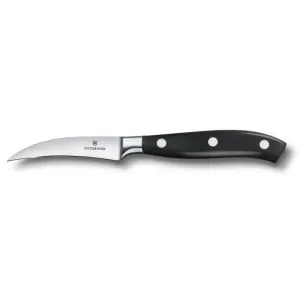 Кухонный нож Victorinox Grand Maitre Shaping 8см изогн. с черн. ручкой (GB)