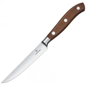 Кухонний ніж Victorinox Grand Maitre Wood Steak Set 2 шт 12см хвиль. з дерев. ручкою (GB)