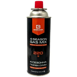 Газовий балон BaseCamp 4 Season Gas 220 g