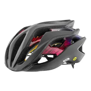 Шлем вел жен Liv Rev MIPS мат.черн/глянц.фиол S/51-54см