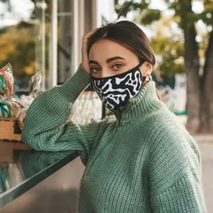 Захисна маска Sammy Icon чорно-біла Tobu mask Захисна маска Sammy Icon чорно-біла Tobu mask