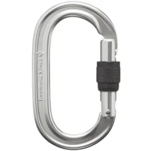 Карабин с муфтой Black Diamond Oval Keylock Screwgate (Polished, One Size)