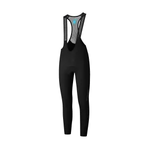 Велорейтузы Shimano VERTEX BIB TIGHT с лямками, черные