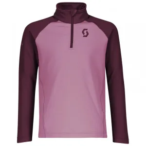 Кофта подростковая SCOTT JR 1/2 ZIP DEFINED LIGHT red fudge/cassis pink 