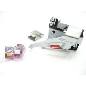 Переключатель передний Shimano FD-U4000, CUES, 2X9-10, LOW CLAMP, TOP-SWING, 34.9MM хомут (с адаптером под 31.8 и 28.6мм), макс. 36/40зуб.