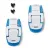 Замок Sidi Caliper Buckle Light Blue - White