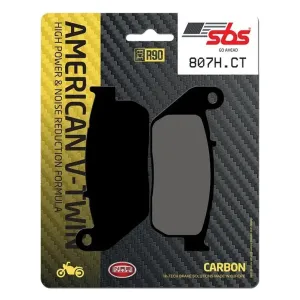 Гальмівні колодки SBS High Power Brake Pads, Carbon 807H.CT