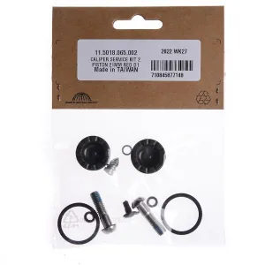 Сервісний набір гальм SRAM DISC BRAKE CALIPER PISTON SERVICE KIT - (INCLUDES 2 PISTONS, 2 PISTON TITANIUM BOLTS, SEALS, BLEED SCREW & O-RINGS) - RED AXS D1