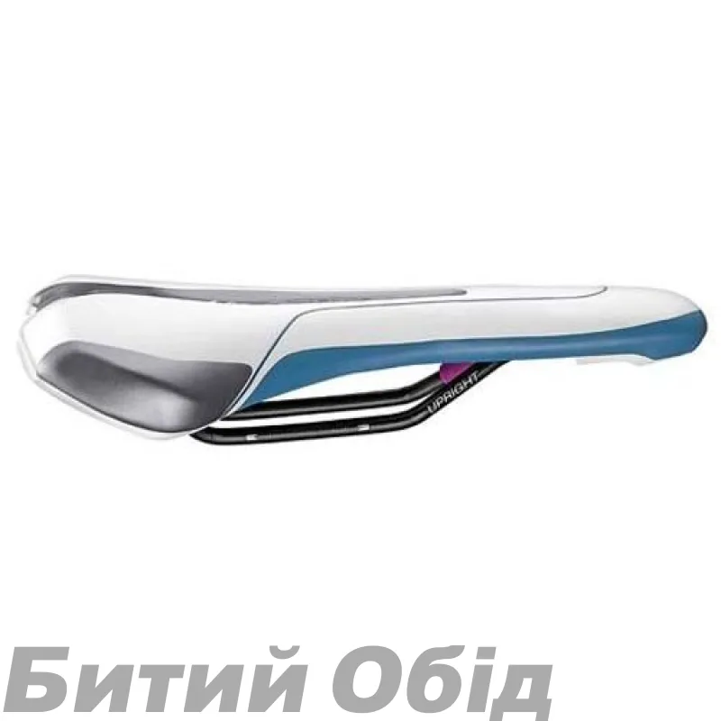 Сідло Liv Contact Upright біл/син