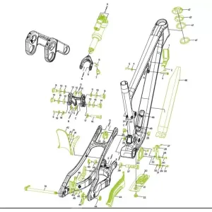 Болт MERIDA SCREW M4xP0.7*12L STAINLESS,BLACK