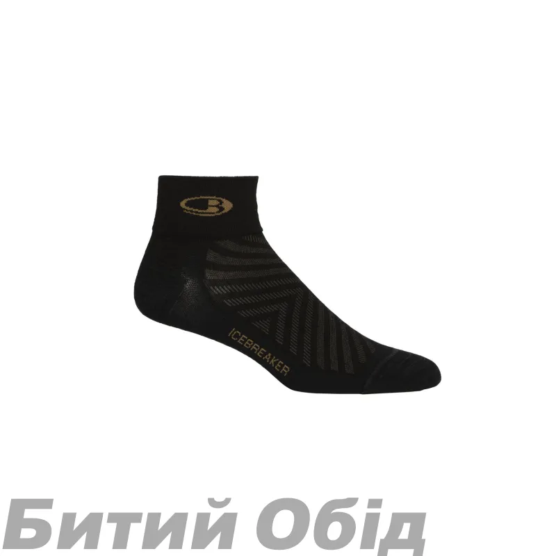 Носки Icebreaker Run+Ultralight Mini BLACK-010. L