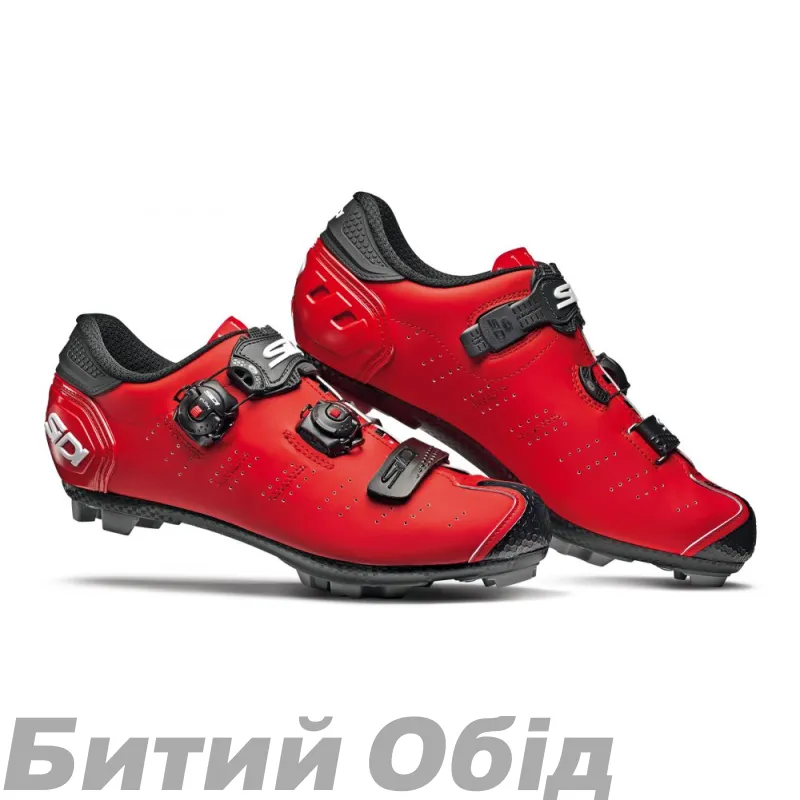 Велотуфлі МТБ Sidi Dragon 5 SRS Matt Red - Black 