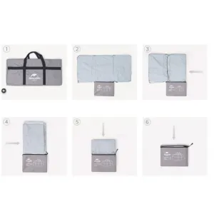 Сумка для зберігання портативна Naturehike NH17S021-L, 100 л, світло-сірий Сумка для зберігання портативна Naturehike NH17S021-L, 100 л, світло-сірий