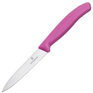 Кухонный нож Victorinox SwissClassic Paring 10 см рожевий (Vx67706.L115)