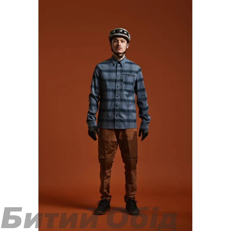 Рубашка TLD GRIND FLANNEL STRIPE [BLUE MIRAGE] 