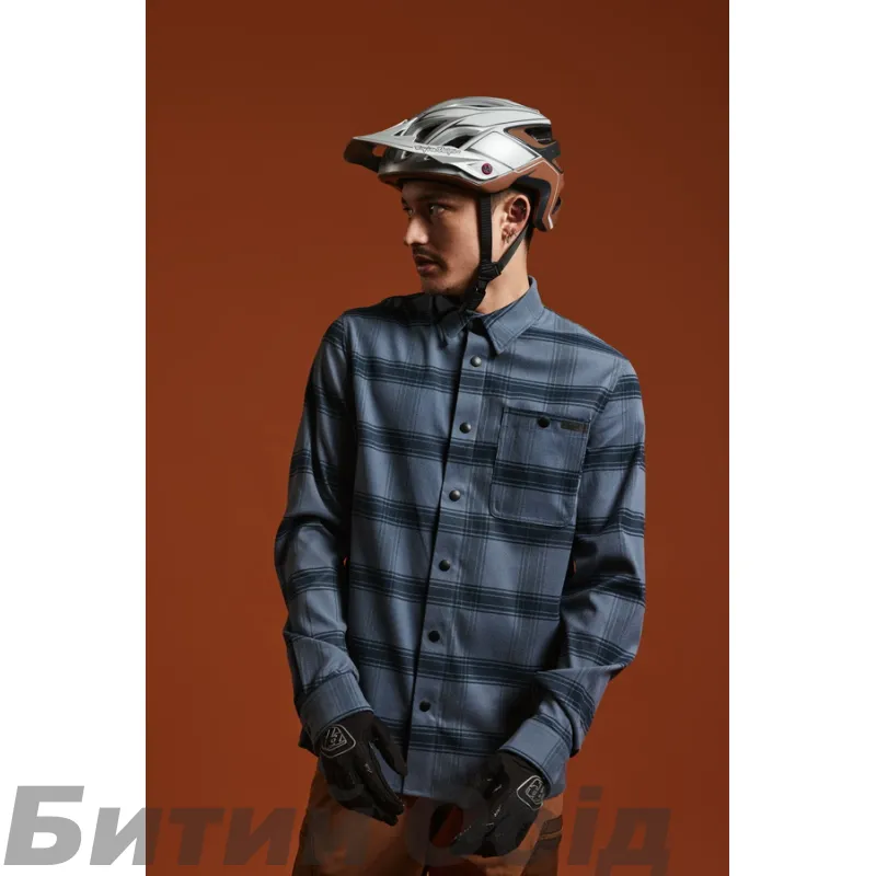 Рубашка TLD GRIND FLANNEL STRIPE [BLUE MIRAGE] 
