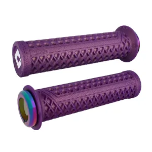 Грипсы ODI Vans v2.1 Lock-On MTB Closed End 135mm Iridescent Purple/Oil Slick