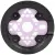 Звезда Fiend Palmere 25T с защитой, фиолетовая