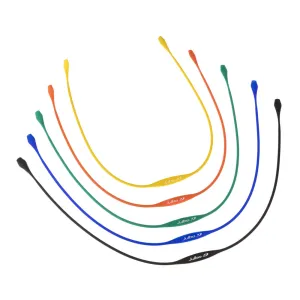 Шнурок Julbo H44 C 881 Silicone cords, Julbo  (black, yellow, blue, orange, green, grey) 6шт