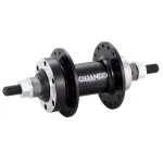 Втулка задн. Quando KT-TD6R 36H под диск QR 175mm 7ск., на гайках алюмин черная