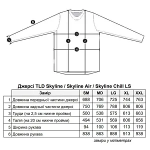 Джерсі TLD SKYLINE LS JERSEY [JET FUEL GRAY] 