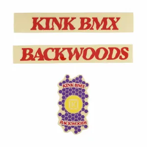 Набір наклейок на раму KINK BMX Backwoods Decal Kit 