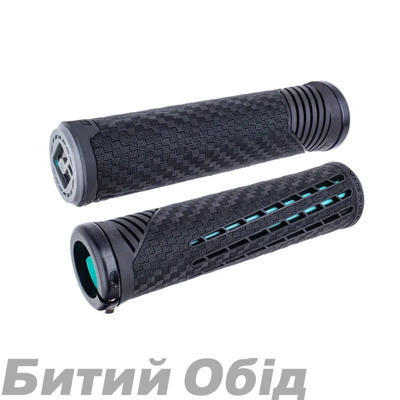Грипсы ODI CF Grip v2.1 Lock-On Black / Mint