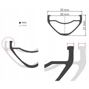 Обод DT SWISS FR 541 29X30 DISK BRAKE 
