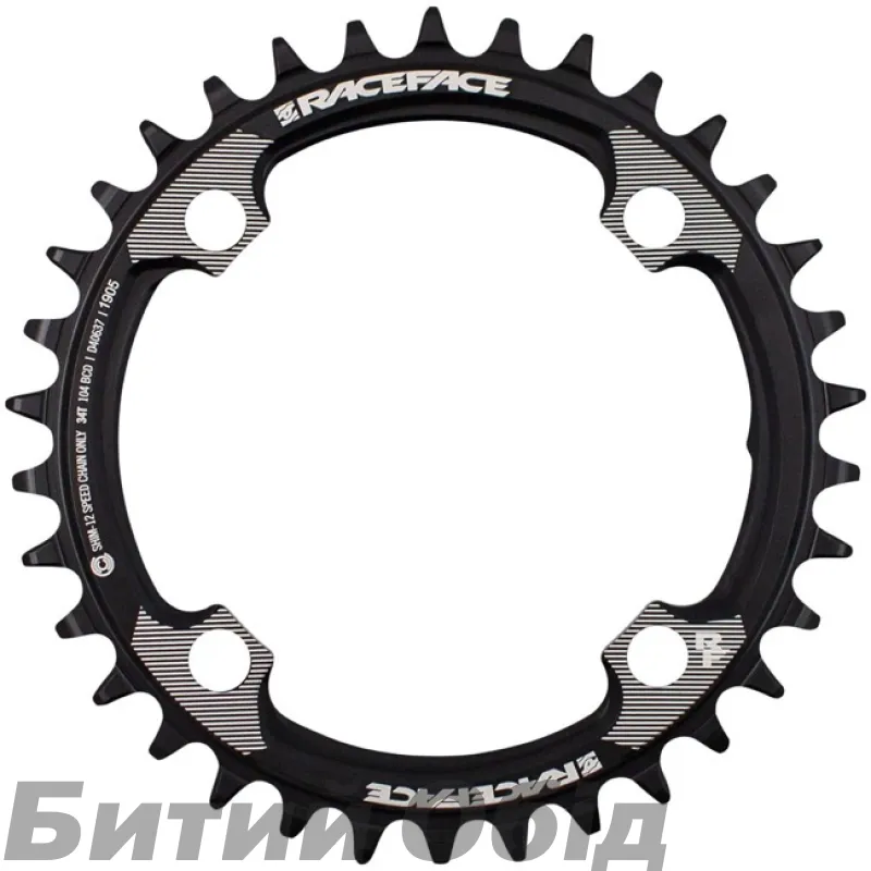 Зірка RaceFace CHAINRING,104BCD,32T,SHI12,BLK