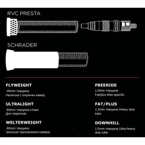 Камера Maxxis Welter Weight 16"x1.90-2.125" (38/54-305) AV