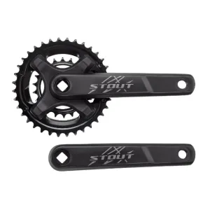 Шатуны Specialized CRK STOUT, L+R ARMS, ALLOY, SQUARE-TAPER, 36/22T RIVETED RINGS, 2X9-SPD, BLACK (S201600012)