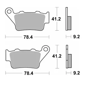 Тормозные колодки SBS Comp Brake Pads, Carbon 675CS