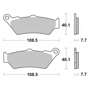 Гальмівні колодки SBS Ultra Quit Brake Pads, Ceramic 674H.HF