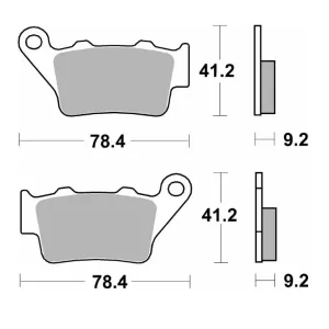 Гальмівні колодки SBS Ultra Quit Brake Pads, Ceramic 675H.HF