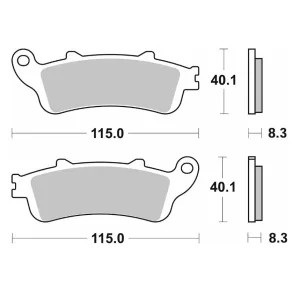Тормозные колодки SBS Ultra Quit Brake Pads, Ceramic 735H.HF