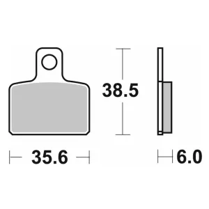Гальмівні колодки SBS Racing Brake Pads, EVO Sinter/Sinter 803RSI