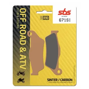 Тормозные колодки SBS Sport Brake Pads, Sinter/Carbon 671SI