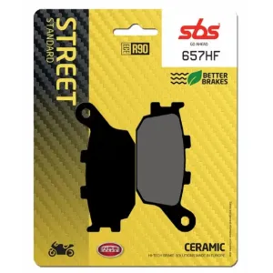 Гальмівні колодки SBS Standard Brake Pads, Ceramic 657HF