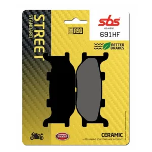Тормозные колодки SBS Standard Brake Pads, Ceramic 691HF