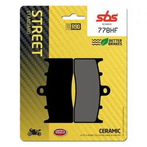 Гальмівні колодки SBS Standard Brake Pads, Ceramic 778HF