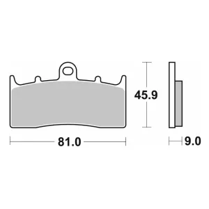 Гальмівні колодки SBS Standard Brake Pads, Ceramic 778HF