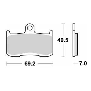 Тормозные колодки SBS Ultra Quit Brake Pads, Ceramic 782H.HF
