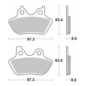 Тормозные колодки SBS Ultra Quit Brake Pads, Ceramic 826H.HF