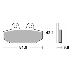 Гальмівні колодки SBS Ultra Quit Brake Pads, Ceramic 949H.HF