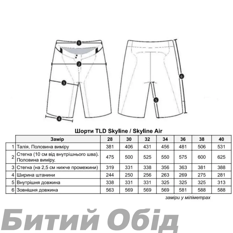 Велошорти TLD SKYLINE SHORT SHELL; IRON