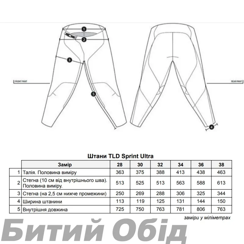 Штани TLD SPRINT ULTRA PANT [Fatigue] 