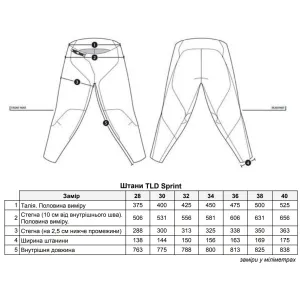 Штаны TLD Sprint Pant Mono [Black]