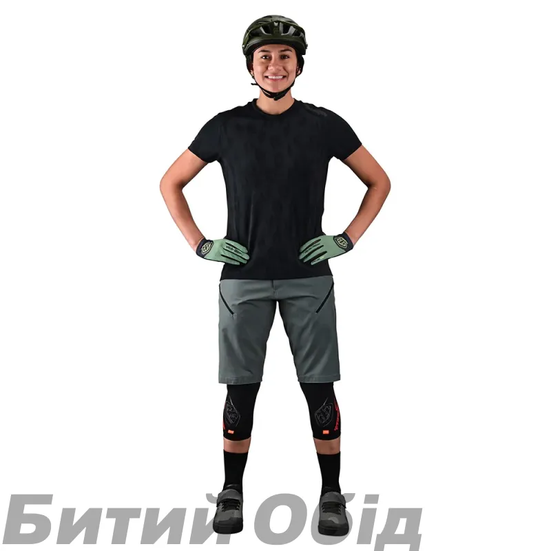 Джерси TLD WMNS LILIUM SS JERSEY [JACQUARD BLACK] 