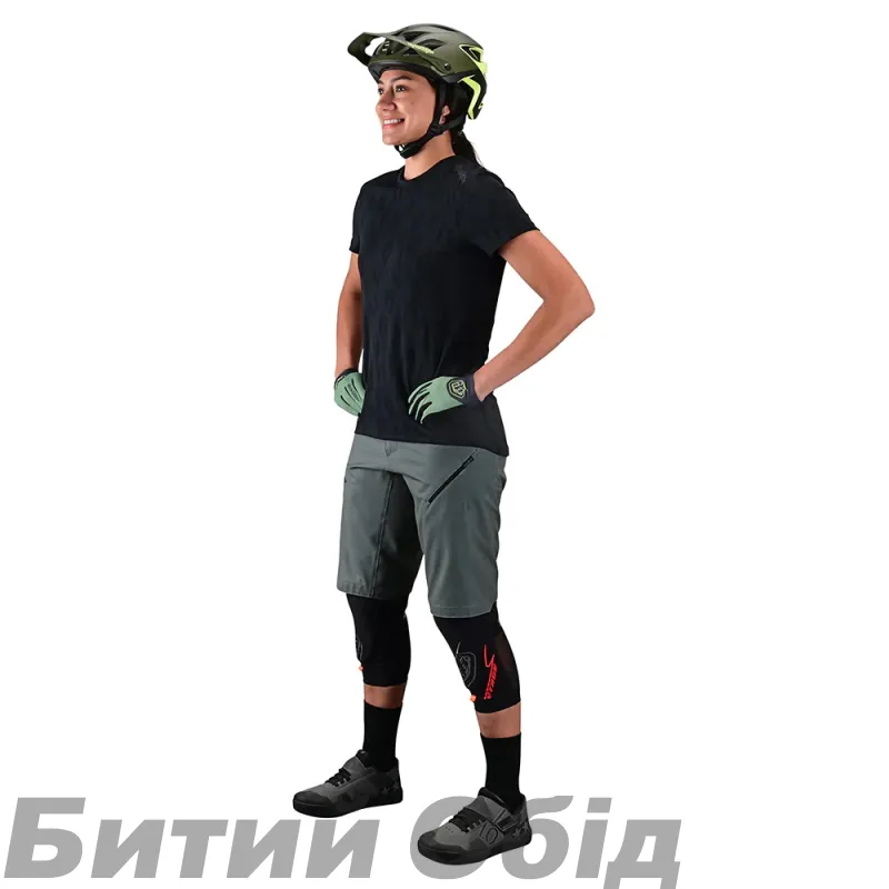 Джерси TLD WMNS LILIUM SS JERSEY [JACQUARD BLACK] 